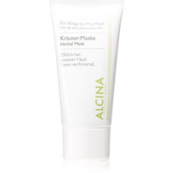 Alcina For Oily Skin mască pe bază de plante pentru piele lucioasa cu pori dilatati