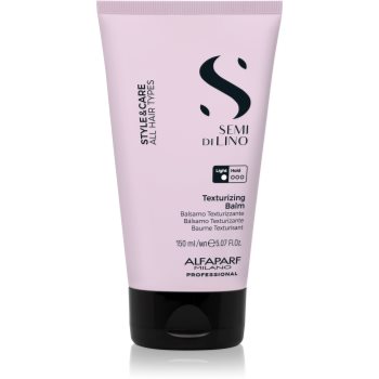 Alfaparf Milano Semi di Lino Style&Care Texturizing Balm cremă hidratantă de coafat pentru un look natural