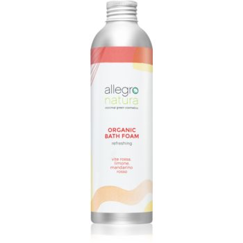 Allegro Natura Organic spumă de baie răcoritoare