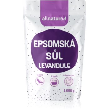 Allnature Epsomská sůl Lavender saruri de baie Allnature