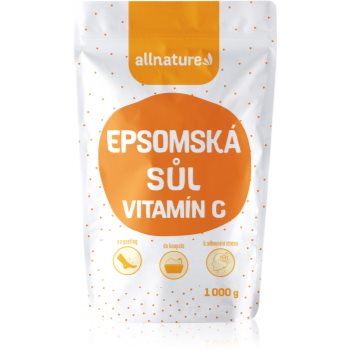Allnature Epsom salt + vitamín C saruri de baie