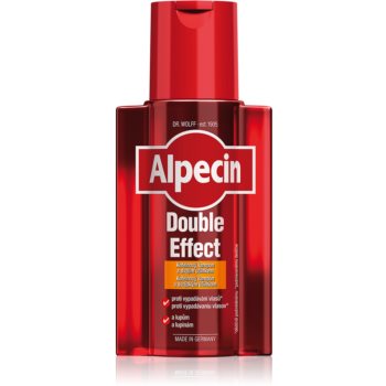 Alpecin Double Effect sampon pe baza de cofeina pentru barbati impotriva matretii si caderii parului