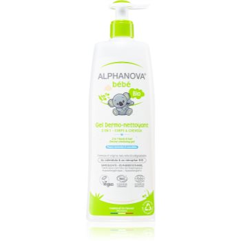 Alphanova Baby Bio 2 in 1 gel de dus si sampon pentru nou-nascuti si copii