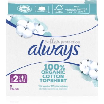 Always Cotton Protection Long absorbante fara parfum