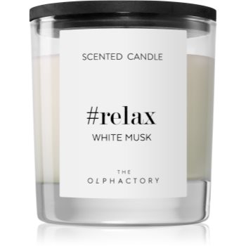 Ambientair olphactory black design white musk lumânare parfumată (relax)
