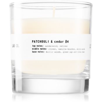 Ambientair Lab Co. Patchouli & Cedar lumânare parfumată Ambientair
