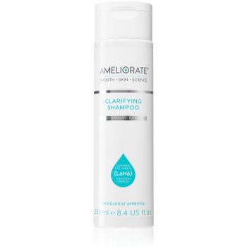 Ameliorate Clarifying Shampoo curatarea profunda a scalpului pentru un scalp uscat, atenueaza senzatia de mancarime