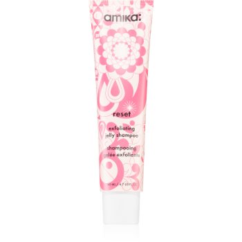 amika Reset șampon detoxifiant pentru curățare cu efect exfoliant