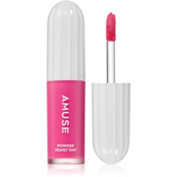 AMUSE Powder Velvet Tint Ruj de buze lichid, de lunga durata cu efect matifiant (AUUPWDW_KLIP14)