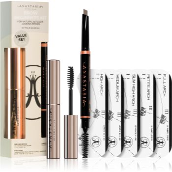 Anastasia Beverly Hills Brow Beginners Kit set pentru sprancene culoare Taupe