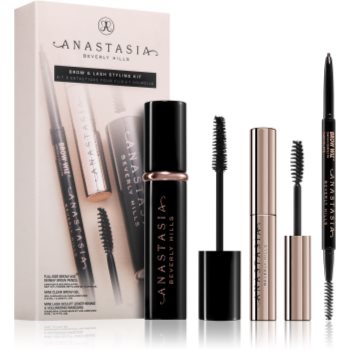 Anastasia Beverly Hills Brow & Lash Styling Kit set cadou pentru ochi și sprâncene culoare Soft Brown