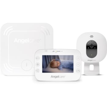Angelcare AC327 monitor de mișcare cu monitor video pentru bebeluș Angelcare