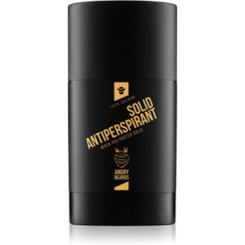 Angry Beards Jack Saloon Solid Antiperspirant antiperspirant puternic pentru barbati