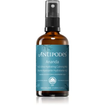 Antipodes Ananda H₂O Ultra-Hydrating Calming Mist tonic antioxidant Spray