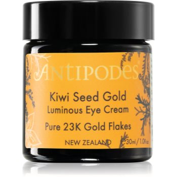 Antipodes Kiwi Seed Gold crema de ochi iluminatoare cu aur