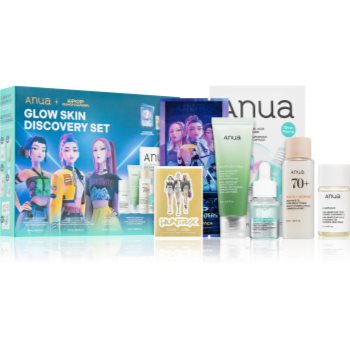 Anua K-Pop Demon Hunters Glow Skin Discovery Set set cadou pentru o piele mai luminoasa