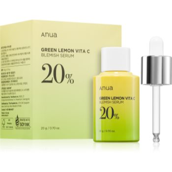 Anua Green Lemon Vita C Blemish Serum ser stralucire cu vitamina C pentru ten acneic