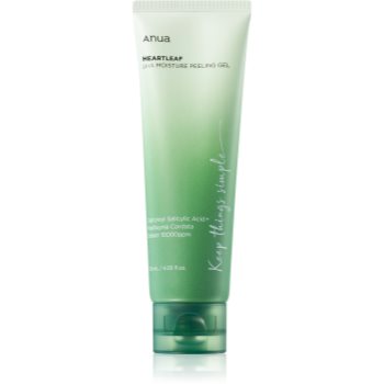 Anua Heartleaf LHA Moisture Peeling Gel peeling gel fin pentru piele sensibila predispusa la acnee