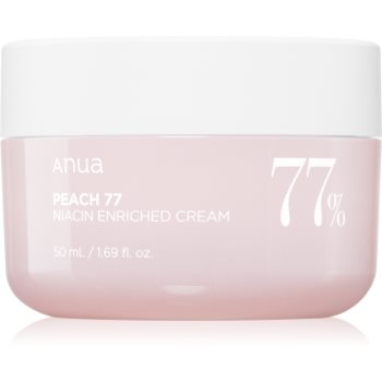 Anua Peach 77% Niacin Enriched Cream crema pentru refacerea umiditatii