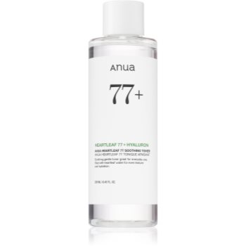 Anua Heartleaf 77% Soothing Toner tonic de curatare si calmant reface bariera protectoare a pielii