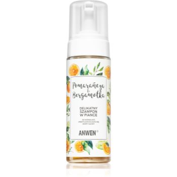 Anwen Orange & Bergamot spuma de curatat pentru par normal spre gras