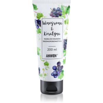 Anwen Grapes & Keratin masca pentru regenerare pentru păr Anwen Cosmetice și accesorii