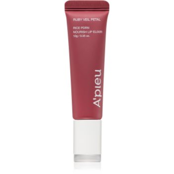A’pieu Rice PDRN Nourish Lip Elixir тонуючий бальзам для губ з поживним ефектом відтінок 04 Ruby Veil Petal 10 гр
