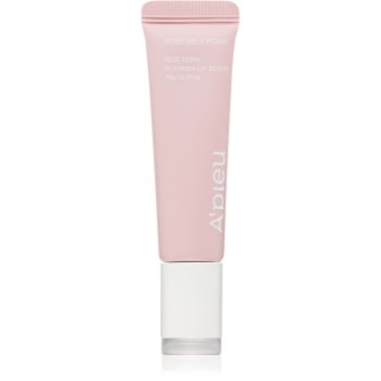 A’pieu Rice PDRN Nourish Lip Elixir тонуючий бальзам для губ з поживним ефектом відтінок 05 Rosy Milk Foam 10 гр