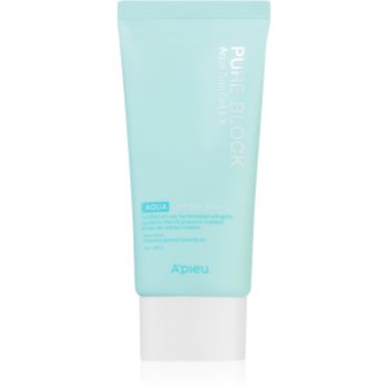 A’pieu Pure Block gel de protectie cremoasa SPF 50+