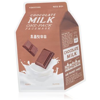 A’pieu One-Pack Milk Mask Chocolate mască textilă de îngrijire