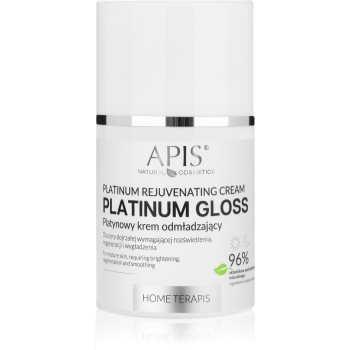 Apis Natural Cosmetics Platinum Gloss crema anti-rid pentru netezire pentru ten matur Apis Natural Cosmetics
