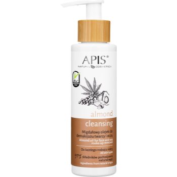 Apis Natural Cosmetics Almond ulei pentru indepartarea machiajului Ulei de curățare