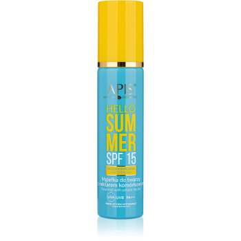 Apis Natural Cosmetics Hello Summer spray bronzant pentru față SPF 15