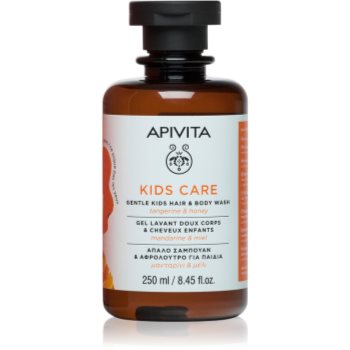 Apivita Kids Tangerine & Honey gel de dus si sampon 2in1 pentru copii
