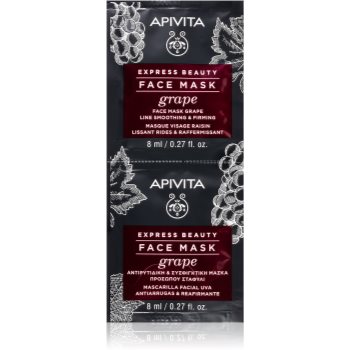 Apivita Express Beauty Firming Face Mask Grape Masca pentru ten anti riduri