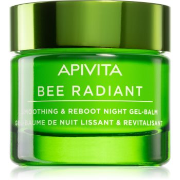 Apivita Bee Radiant gel balsam detoxifiant pentru noapte și netezire Apivita