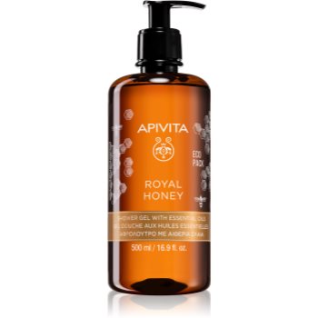 Apivita Royal Honey gel de dus hidratant cu uleiuri esentiale