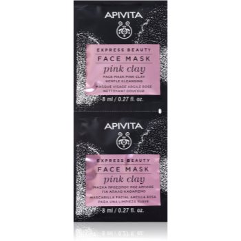 Apivita Express Beauty Cleansing Face Mask Pink Clay masca faciale
