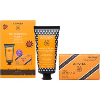 Apivita bee protective honey set cadou (pentru maini si corp)