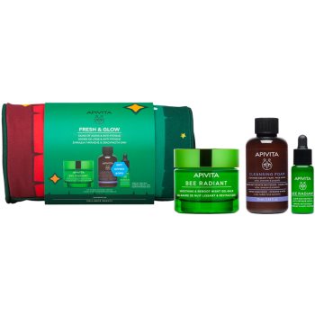 Apivita bee radiant set cadou (anti-imbatranire)