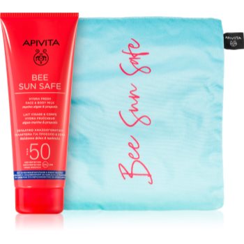 Apivita Bee Sun Safe Hydra Fresh SET lotiune solara pentru fata si corp SPF 50 set cadou