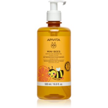 Apivita Mini Bees Gentle Kids Shower Gel Orange&Honey gel de dus pentru corp si par pentru copii