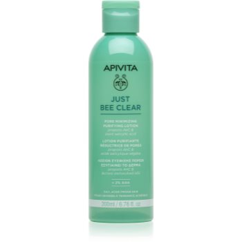 Apivita Just Bee Clear Pore Minimizing Lotion Îngrijire pentru pori dilatati si puncte negre