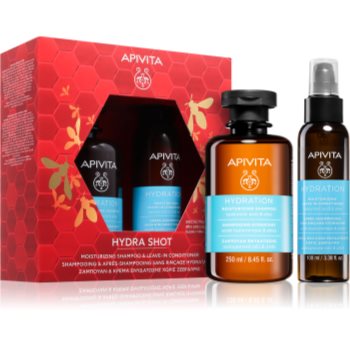 Apivita Hydratation Moisturizing Hydra Shot set cadou de Crăciun cu efect de hidratare