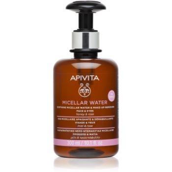 Apivita Cleansing Micellar Water Apă micelară calmantă pentru față și ochi