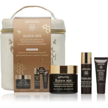 Apivita Queen Bee Anti-Aging Routine Set (with Rich Cream) set pentru îngrijirea tenului cu efect antirid
