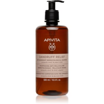 Apivita Dandruff Relief Dry Dandruff Dermatological Shampoo шампунь проти лупи для сухої шкіри голови зі свербінням 500 мл