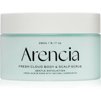Arencia Fresh Cloud French Mint & Lily crema delicata pentru exfoliere pentru corp si par