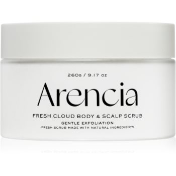 Arencia Fresh Cloud White Tea & Neroli crema delicata pentru exfoliere pentru corp si par