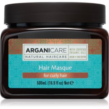 Arganicare Argan Oil & Shea Butter Hair Masque masca hranitoare pentru păr creț